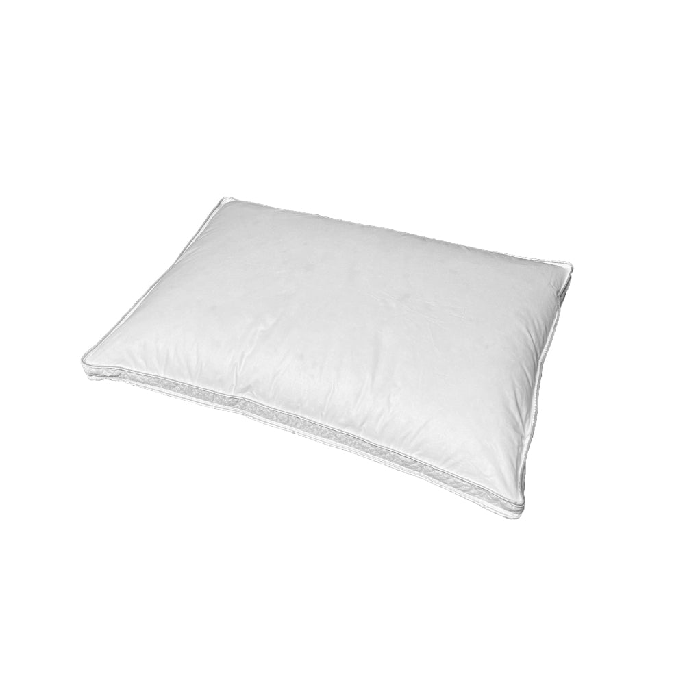 Celeste háromrekeszes libapehely párna, 4 cm szegéllyel, 50×70 cm, fehér