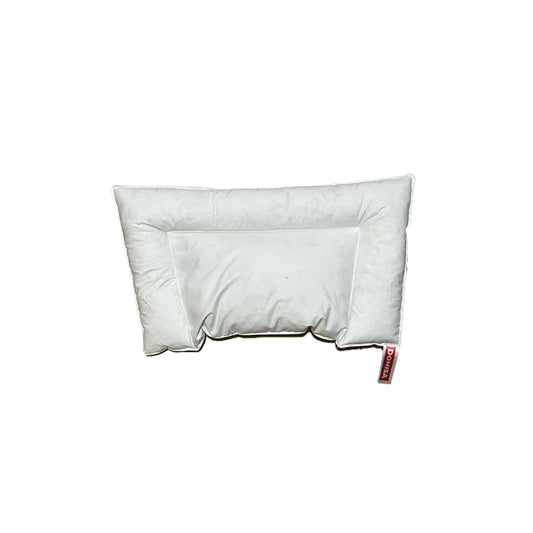 Gyermekpárna 30x50 cm libapehellyel és pamut huzattal – fehér színű, légáteresztő anyagból